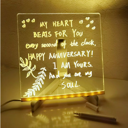 ✨FLASH SALE -￡8.99!!⏳🎨Luminous Led Drawing Board For Children
