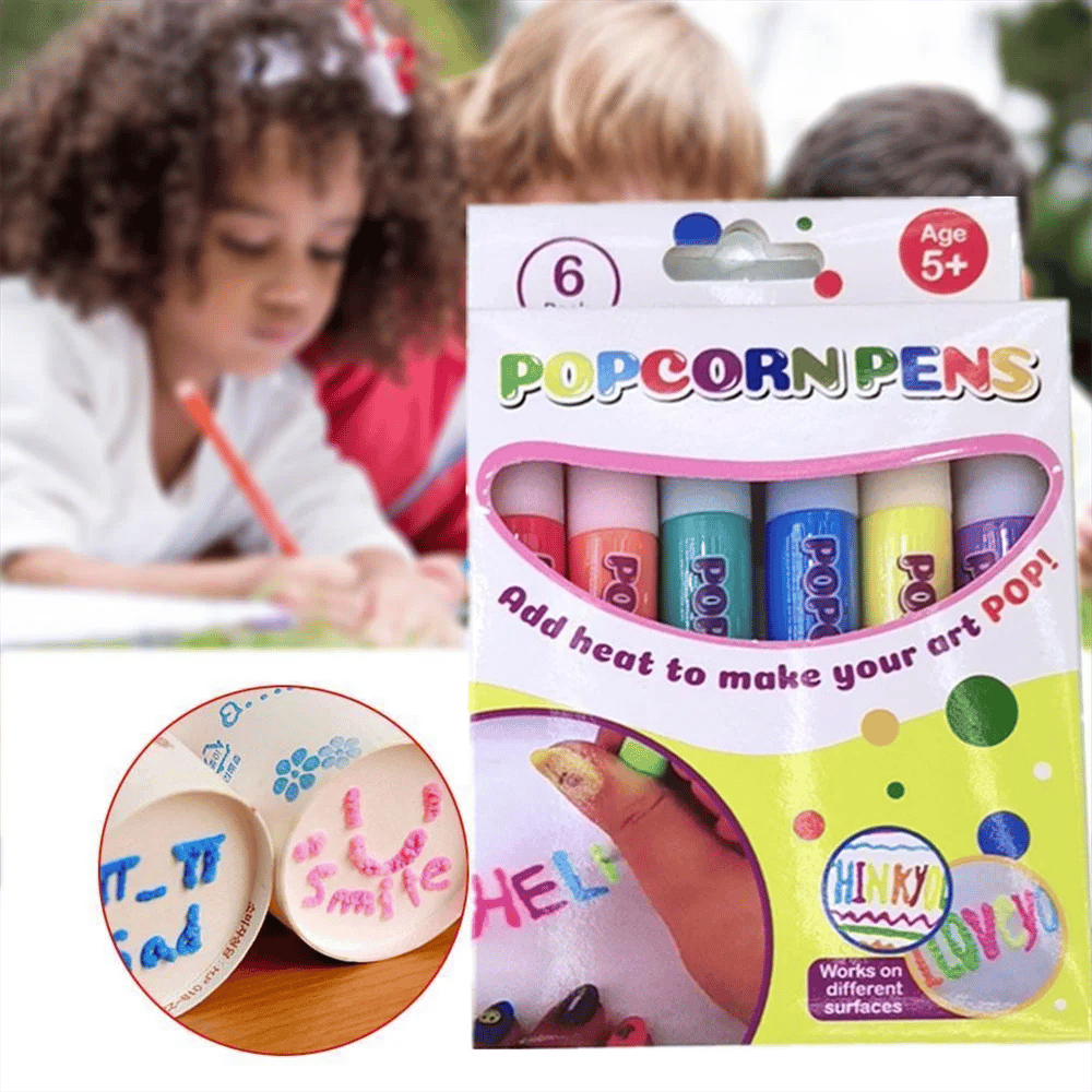 🔥Limited Time 50% Off!💕 🌈DIY Bubble Popcorn Drawing Pens🖍️