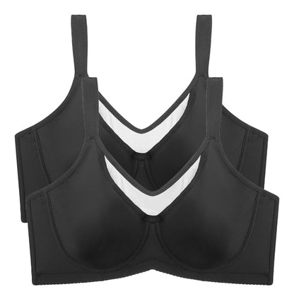 ⏳LAST WEEK SALE -ONLY £6.99!🖤💐Women's Elegant Sheer Full Coverage Plus Size Bra