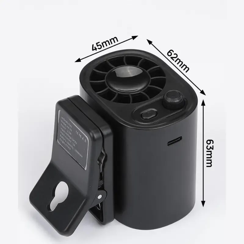 💥Summer Hot Sales❄️🏆 50K+ SOLD! – Almost Gone💨 AirFlex Car Fan 360°🔄| LED Display📈| USB⚡