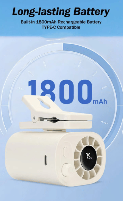 💥Summer Hot Sales❄️🏆 50K+ SOLD! – Almost Gone💨 AirFlex Car Fan 360°🔄| LED Display📈| USB⚡