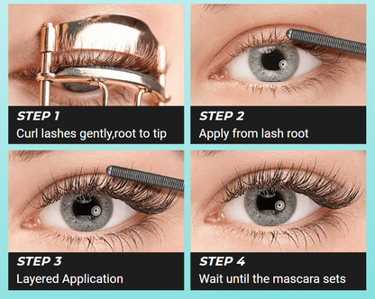 🔥LAST DAY SALE BUY 1 GET 1 FREE!!🔥Waterproof Sweatproof Lengthening Curling Mascara