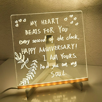 ✨FLASH SALE -￡8.99!!⏳🎨Luminous Led Drawing Board For Children