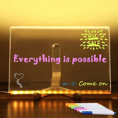 ✨FLASH SALE -￡8.99!!⏳🎨Luminous Led Drawing Board For Children