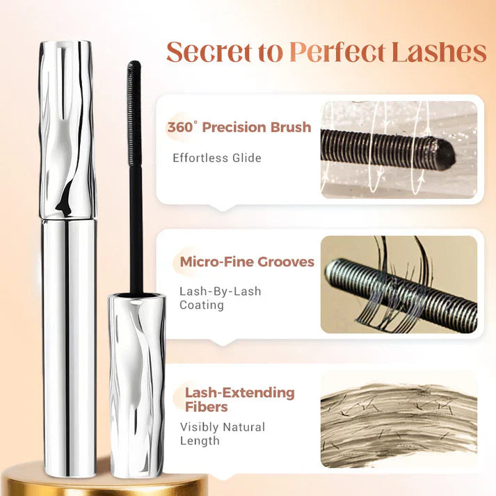 🥳Buy 1 Get 1 Free💞50K+ SOLD!👁️✨All-Day Beautiful Lashes, Smudge-Proof! Waterproof Fiber Mascara for Natural Volume💖