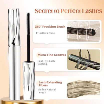 🥳Buy 1 Get 1 Free💞50K+ SOLD!👁️✨All-Day Beautiful Lashes, Smudge-Proof! Waterproof Fiber Mascara for Natural Volume💖
