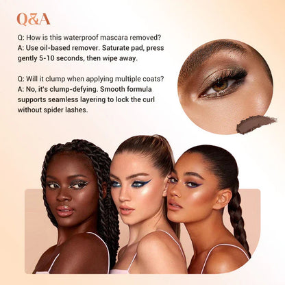 🥳Buy 1 Get 1 Free💞50K+ SOLD!👁️✨All-Day Beautiful Lashes, Smudge-Proof! Waterproof Fiber Mascara for Natural Volume💖
