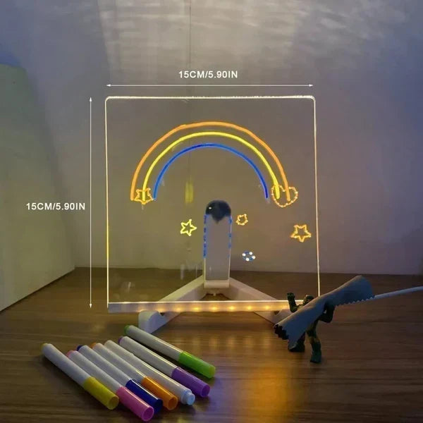 ✨FLASH SALE -￡8.99!!⏳🎨Luminous Led Drawing Board For Children