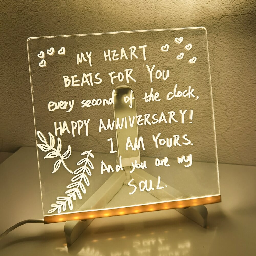 ✨FLASH SALE -￡8.99!!⏳🎨Luminous Led Drawing Board For Children