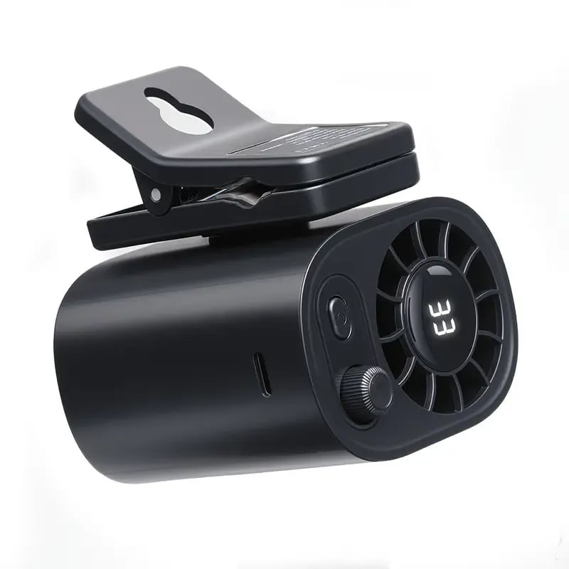 💥Summer Hot Sales❄️🏆 50K+ SOLD! – Almost Gone💨 AirFlex Car Fan 360°🔄| LED Display📈| USB⚡