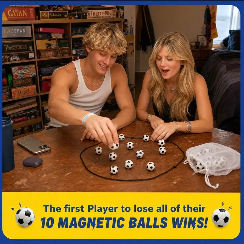 ⏳Limited Hot Sales - 65% OFF⚽ Magnetic Football Chess Game😍2026 Trending Family Party Game Includes 20 Magnets | Easy to Learn, Hard to Stop Playing