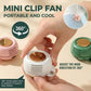 ❄️Summer HOT Sales-only ￡11.99!!!💥💨360° Rotatable Portable Mini Clip-on Fan