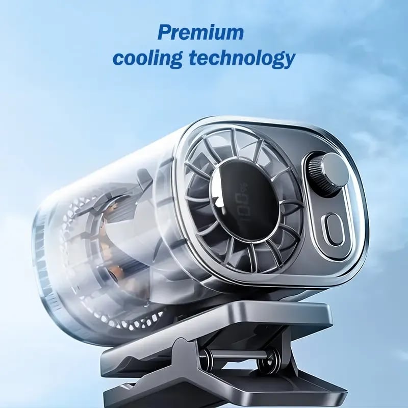 💥Summer Hot Sales❄️🏆 50K+ SOLD! – Almost Gone💨 AirFlex Car Fan 360°🔄| LED Display📈| USB⚡