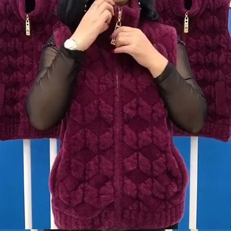Winter Fashion Women's Warm Faux Fur Vest