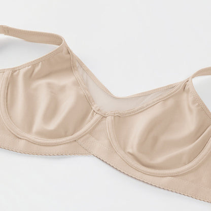 ⏳LAST WEEK SALE -ONLY £6.99!🖤💐Women's Elegant Sheer Full Coverage Plus Size Bra