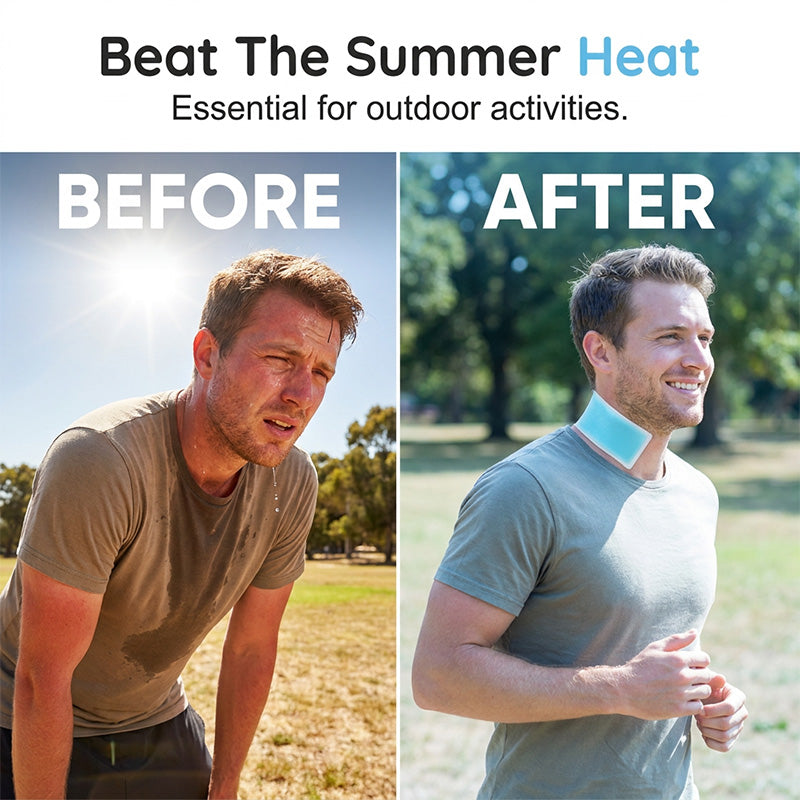 ⏰Limited Hot Sales💥Buy 1 Get 1 Free🥳Instant Cooling Relief Patches – Stay Cool Anywhere, Anytime ❄️🌊✨