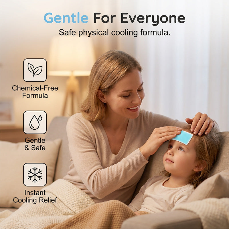⏰Limited Hot Sales💥Buy 1 Get 1 Free🥳Instant Cooling Relief Patches – Stay Cool Anywhere, Anytime ❄️🌊✨
