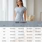 Women's Striped Side-Tie Midi Dress