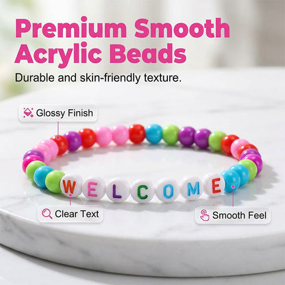 📿💖 Welcome bead bracelets – build classroom bonds & spread kindness! 🌟