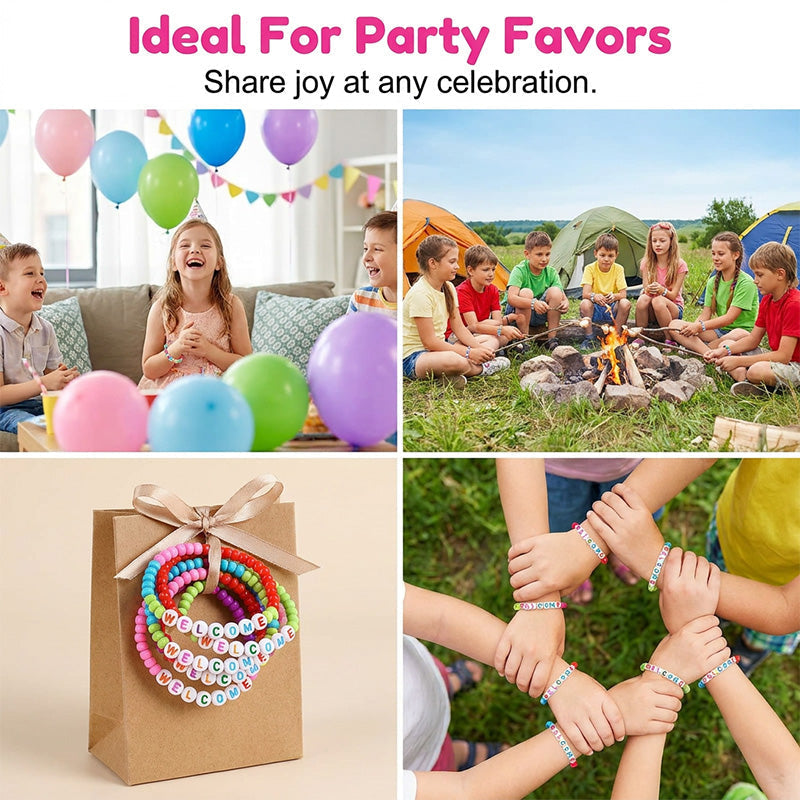 📿💖 Welcome bead bracelets – build classroom bonds & spread kindness! 🌟