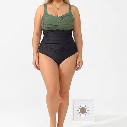 🔥Summer Hot Sale 50% OFF😍 Loved by 30,000+ Women✨Cross Waist Flattering One-Piece Swimsuit