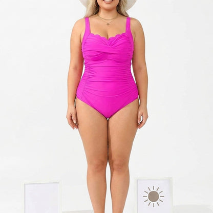 🔥Summer Hot Sale 50% OFF😍 Loved by 30,000+ Women✨Cross Waist Flattering One-Piece Swimsuit