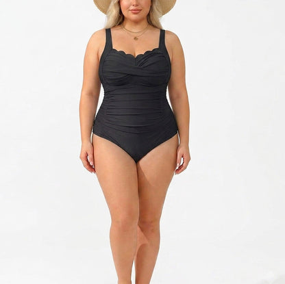 🔥Summer Hot Sale 50% OFF😍 Loved by 30,000+ Women✨Cross Waist Flattering One-Piece Swimsuit