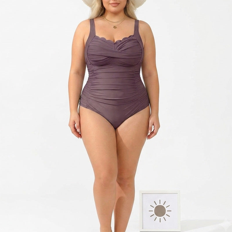 🔥Summer Hot Sale 50% OFF😍 Loved by 30,000+ Women✨Cross Waist Flattering One-Piece Swimsuit