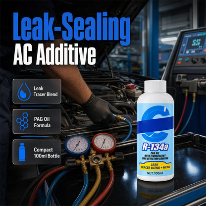 ⏰Limited Time Sales - save 49% OFF🚗 Car Air Con Leak Sealer with UV Dye – Restore Cold Air Fast ❄️ Easy DIY Solution