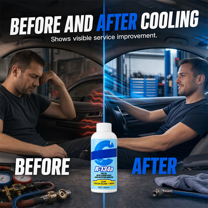 ⏰Limited Time Sales - save 49% OFF🚗 Car Air Con Leak Sealer with UV Dye – Restore Cold Air Fast ❄️ Easy DIY Solution