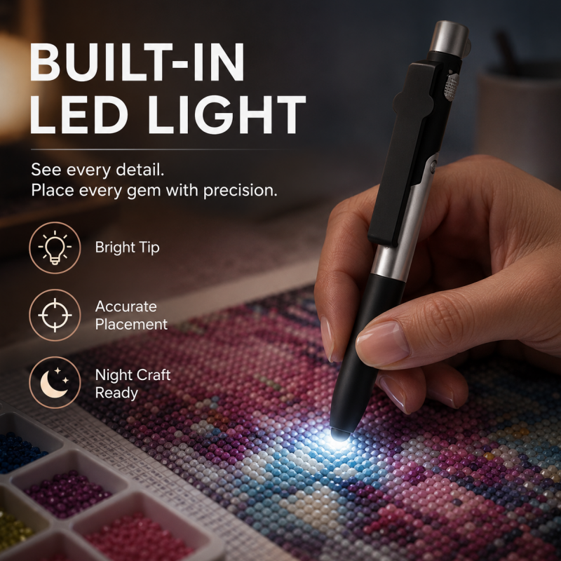 Portable LED Diamond Art Pen